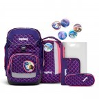 Schulranzen Pack Lumi Set 6-teilig PerlentauchBär, Farbe: flieder/lila, Marke: Ergobag, EAN: 4057081176755, Abmessungen in cm: 28x40x25, Bild 1 von 5
