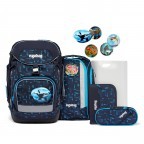 Schulranzen Pack Lumi Set 6-teilig TiefseetauchBär, Farbe: blau/petrol, Marke: Ergobag, EAN: 4057081151325, Abmessungen in cm: 28x40x25, Bild 1 von 5