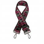 Schulterriemen Sanduhr Silberkarabiner Fuchsia, Farbe: rosa/pink, Marke: Hausfelder Manufaktur, EAN: 4065646013377, Bild 1 von 2