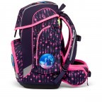 Schulranzen Cubo Lumi Set 5-teilig Bärmuda Viereck, Farbe: flieder/lila, Marke: Ergobag, EAN: 4057081151608, Abmessungen in cm: 28x40x25, Bild 3 von 8
