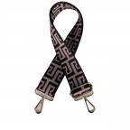 Schulterriemen Borde Goldkarabiner Rose, Farbe: rosa/pink, Marke: Hausfelder Manufaktur, Bild 1 von 2