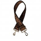 Schulterriemen Borde Goldkarabiner Cognac, Farbe: cognac, Marke: Hausfelder Manufaktur, EAN: 4065646018570, Bild 1 von 2