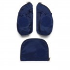 Sicherheitsset Universal Seitentaschen Zip-Set Blau, Farbe: blau/petrol, Marke: Ergobag, EAN: 4057081125333, Bild 1 von 3