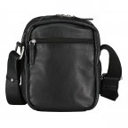 Umhängetasche Black, Farbe: schwarz, Marke: Hausfelder Manufaktur, EAN: 4065646011922, Abmessungen in cm: 19x21x10, Bild 3 von 6
