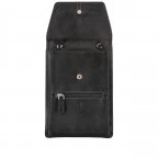 Brustbeutel / Gürteltasche Nappa Schwarz, Farbe: schwarz, Marke: Hausfelder Manufaktur, EAN: 4065646011892, Abmessungen in cm: 12x16.5x1, Bild 4 von 4