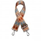 Schulterriemen Rauten Silberkarabiner Orange, Farbe: orange, Marke: Hausfelder Manufaktur, EAN: 4065646013476, Bild 1 von 2