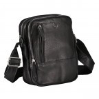 Umhängetasche Nappa Schwarz, Farbe: schwarz, Marke: Hausfelder Manufaktur, EAN: 4065646011311, Abmessungen in cm: 21x26x8.5, Bild 2 von 6