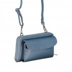 Umhängetasche / Geldbörse Wallet on Strap Hellblau, Farbe: blau/petrol, Marke: Hausfelder Manufaktur, EAN: 4065646013711, Abmessungen in cm: 19.5x11x4.5, Bild 2 von 6