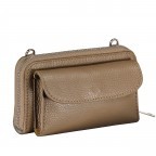 Umhängetasche / Geldbörse Wallet on Strap Taupe, Farbe: taupe/khaki, Marke: Hausfelder Manufaktur, EAN: 4065646013773, Abmessungen in cm: 19.5x11x4.5, Bild 2 von 6