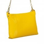 Tasche Gelb, Farbe: gelb, Marke: Hausfelder Manufaktur, EAN: 4065646013926, Abmessungen in cm: 26x16x3, Bild 2 von 8