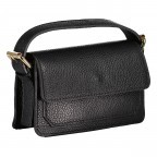Umhängetasche Schwarz, Farbe: schwarz, Marke: Hausfelder Manufaktur, EAN: 4065646013940, Abmessungen in cm: 18x11.5x6, Bild 2 von 7