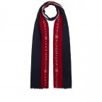 Schal Essential Scarf Space Blue, Farbe: blau/petrol, Marke: Tommy Hilfiger, EAN: 8720642666861, Bild 1 von 4