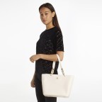 Shopper Chic Tote Bag Sugarcane, Farbe: beige, Marke: Tommy Hilfiger, EAN: 8720642491401, Abmessungen in cm: 35x25x14, Bild 3 von 5