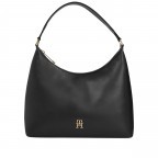 Beuteltasche Iconic Hobo Black, Farbe: schwarz, Marke: Tommy Hilfiger, EAN: 8720642480894, Abmessungen in cm: 33x29x11, Bild 1 von 5