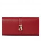 Geldbörse Plush Large Flap Wallet Regatta Red, Farbe: rot/weinrot, Marke: Tommy Hilfiger, EAN: 8720642612059, Abmessungen in cm: 19x10x3, Bild 1 von 3