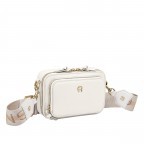 Umhängetasche Zita S Cotton White, Farbe: beige, Marke: AIGNER, EAN: 4055539479175, Abmessungen in cm: 19x14x8, Bild 2 von 5