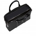 Handtasche / Aktentasche Matteo S Black Silver, Farbe: schwarz, Marke: AIGNER, EAN: 4055539481796, Abmessungen in cm: 36x28x10, Bild 6 von 6