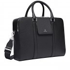 Handtasche / Aktentasche Matteo S Black Silver, Farbe: schwarz, Marke: AIGNER, EAN: 4055539481796, Abmessungen in cm: 36x28x10, Bild 2 von 6