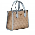 Handtasche Silvana Mini Latte Logo Slate, Farbe: cognac, Marke: Guess, EAN: 0190231694038, Abmessungen in cm: 20.5x17x9.5, Bild 2 von 7