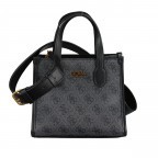 Handtasche Silvana Mini Coal Logo, Farbe: anthrazit, Marke: Guess, EAN: 0190231693819, Abmessungen in cm: 20.5x17x9.5, Bild 1 von 7