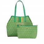 Shopper Vikky variabel in der Form Forest Logo, Farbe: grün/oliv, Marke: Guess, EAN: 0190231659211, Abmessungen in cm: 39x33x17, Bild 1 von 11