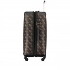Koffer Berta 4G-Logo erweiterbar Größe L Brown Logo, Farbe: braun, Marke: Guess, EAN: 0190231670599, Abmessungen in cm: 48x76.5x31, Bild 4 von 8
