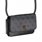 Handy- / Umhängetasche Alexie Phone-Crossbody Coal Logo, Farbe: anthrazit, Marke: Guess, EAN: 0190231666325, Abmessungen in cm: 20x12x7, Bild 2 von 6