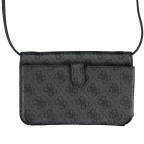 Handy- / Umhängetasche Alexie Phone-Crossbody Coal Logo, Farbe: anthrazit, Marke: Guess, EAN: 0190231666325, Abmessungen in cm: 20x12x7, Bild 3 von 6