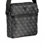 Umhängetasche Vezzola Dark Black, Farbe: schwarz, Marke: Guess, EAN: 7621701037718, Abmessungen in cm: 22x22x6, Bild 2 von 8
