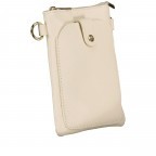 Umhängetasche / Handytasche mit austauschbaren Riemen und Goldfittings Beige, Farbe: beige, Marke: Hausfelder Manufaktur, EAN: 4065646013957, Abmessungen in cm: 14.5x20.5x1, Bild 2 von 6