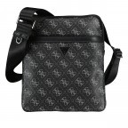 Umhängetasche Milano mit Tabletfach Dark Black, Farbe: schwarz, Marke: Guess, EAN: 7621701037640, Abmessungen in cm: 20x23x3, Bild 1 von 8