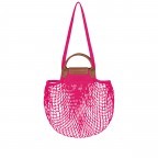 Shopper Le Pliage Filet HVH-10121 Fuchsia, Farbe: rosa/pink, Marke: Longchamp, EAN: 3597922269518, Bild 3 von 4
