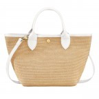 Handtasche Le Panier Pliage Handtasche S Weiß, Farbe: weiß, Marke: Longchamp, EAN: 3597922352722, Abmessungen in cm: 21x20x14, Bild 3 von 4
