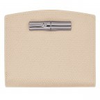 Geldbörse Roseau HPN-30011 Beige, Farbe: beige, Marke: Longchamp, EAN: 3597922262458, Abmessungen in cm: 10.5x9.5x3, Bild 1 von 3