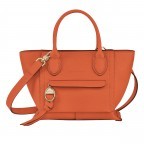 Handtasche Mailbox Handtasche S Orange, Farbe: orange, Marke: Longchamp, EAN: 3597922267057, Abmessungen in cm: 22x17.5x14, Bild 1 von 4