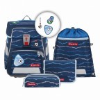 Schulranzen Space Set 5-teilig Soccer Lars, Farbe: blau/petrol, Marke: Step by Step, EAN: 4047443484826, Abmessungen in cm: 28x37x20, Bild 1 von 14