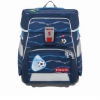 Schulranzen Space Set 5-teilig Soccer Lars, Farbe: blau/petrol, Marke: Step by Step, EAN: 4047443484826, Abmessungen in cm: 28x37x20, Bild 2 von 14
