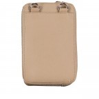 Umhängetasche / Handytasche Taupe, Farbe: taupe/khaki, Marke: Hausfelder Manufaktur, EAN: 4065646011021, Abmessungen in cm: 12x18x3, Bild 3 von 6