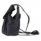 Rucksack Dark Blue, Farbe: blau/petrol, Marke: Hausfelder Manufaktur, EAN: 4065646011113, Abmessungen in cm: 21x32x13, Bild 3 von 8
