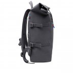 Rucksack Rolltop Shark, Farbe: grau, Marke: Got Bag, EAN: 4260483882388, Abmessungen in cm: 33x43x16, Bild 3 von 11