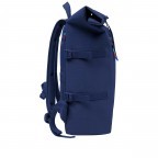 Rucksack Rolltop Pacific Blue, Farbe: blau/petrol, Marke: Got Bag, EAN: 4260483882951, Abmessungen in cm: 33x43x16, Bild 4 von 12