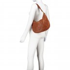 Beuteltasche Grecale Bruna Monospalla Cognac, Farbe: cognac, Marke: Campomaggi, EAN: 8059389020361, Abmessungen in cm: 32x27x9.5, Bild 4 von 7