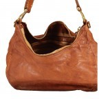 Beuteltasche Grecale Bruna Monospalla Cognac, Farbe: cognac, Marke: Campomaggi, EAN: 8059389020361, Abmessungen in cm: 32x27x9.5, Bild 7 von 7