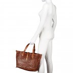 Handtasche Malibu Shopping Grande Cognac, Farbe: cognac, Marke: Campomaggi, EAN: 8059389033200, Abmessungen in cm: 36x28x11, Bild 4 von 8