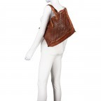 Handtasche Malibu Shopping Grande Cognac, Farbe: cognac, Marke: Campomaggi, EAN: 8059389033200, Abmessungen in cm: 36x28x11, Bild 5 von 8