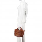 Handtasche Malibu Shopping Mini Manici Tondi Cognac, Farbe: cognac, Marke: Campomaggi, EAN: 8059389026677, Abmessungen in cm: 30.5x19x12, Bild 4 von 7