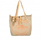 Tasche Canvas Shopper X009 Stampa Orange, Farbe: orange, Marke: Campomaggi, EAN: 8059389002190, Abmessungen in cm: 33x32x16, Bild 1 von 7