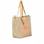 Tasche Canvas Shopper X009 Stampa Orange, Farbe: orange, Marke: Campomaggi, EAN: 8059389002190, Abmessungen in cm: 33x32x16, Bild 2 von 7