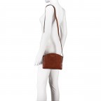 Umhängetasche Costanza Marrone, Farbe: cognac, Marke: The Bridge, EAN: 8033748526169, Abmessungen in cm: 21.5x15x8, Bild 4 von 6