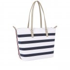 Shopper Poppy Tote Bag Breton Stripes, Farbe: blau/petrol, Marke: Tommy Hilfiger, EAN: 8720643587004, Abmessungen in cm: 48x32x14, Bild 2 von 4